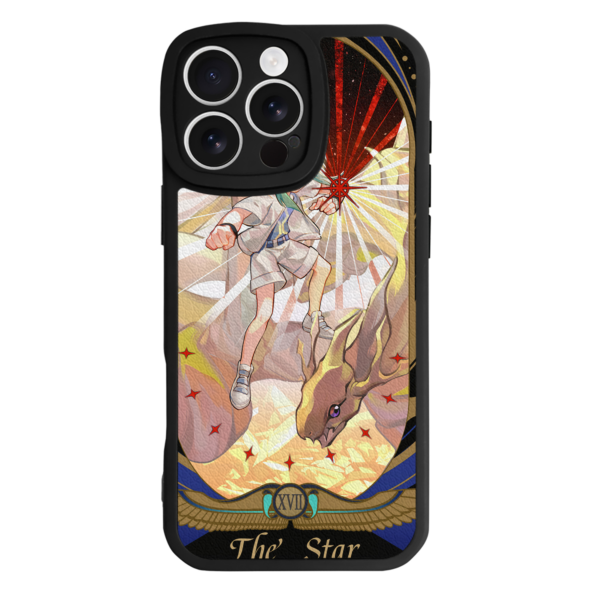 （画像用） 遊☆戯☆王 Yu-Gi-Oh! 【iPhone 16シリーズ対応】シリコンスマホケース（レザー調） 材質：シリコン